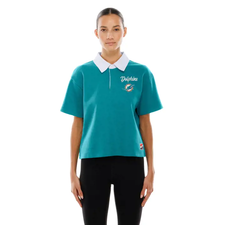 MIAMI DOLPHINS NFL Femme New Era Crop Polo 25 aq