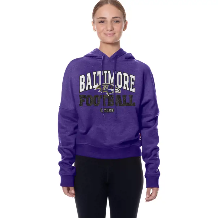 BALTIMORE RAVENS NFL Femme New Era Bi-Blend Hood 25 blk