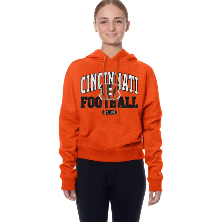CINCINNATI BENGALS NFL Sweat à capuche femme Bi-Blend New Era 25 blk