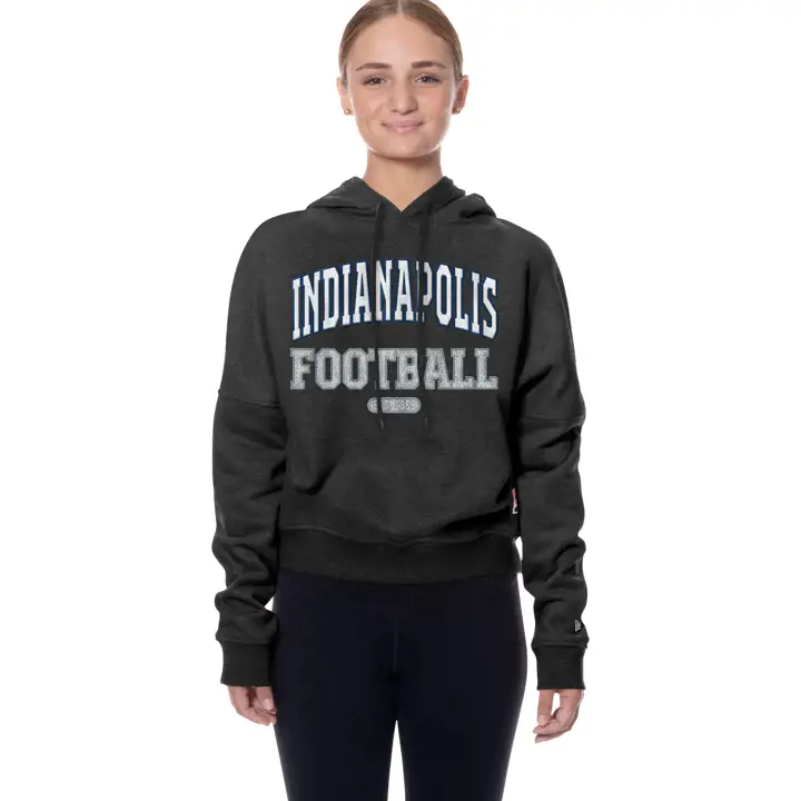 INDIANAPOLIS COLTS NFL Sweat à Capuche Femme New Era Bi-Blend 25 Bleu