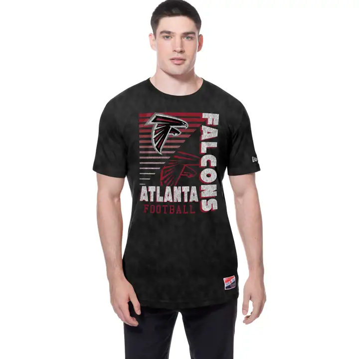 Atlanta Falcons NFL T-shirt New Era Enzymatique Strié Homme 25 BL