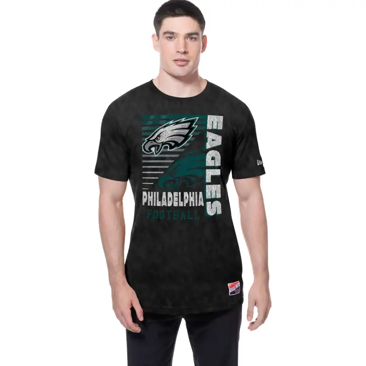 T-shirt New Era Enzyme Striation Philadelphia Eagles NFL Homme 2