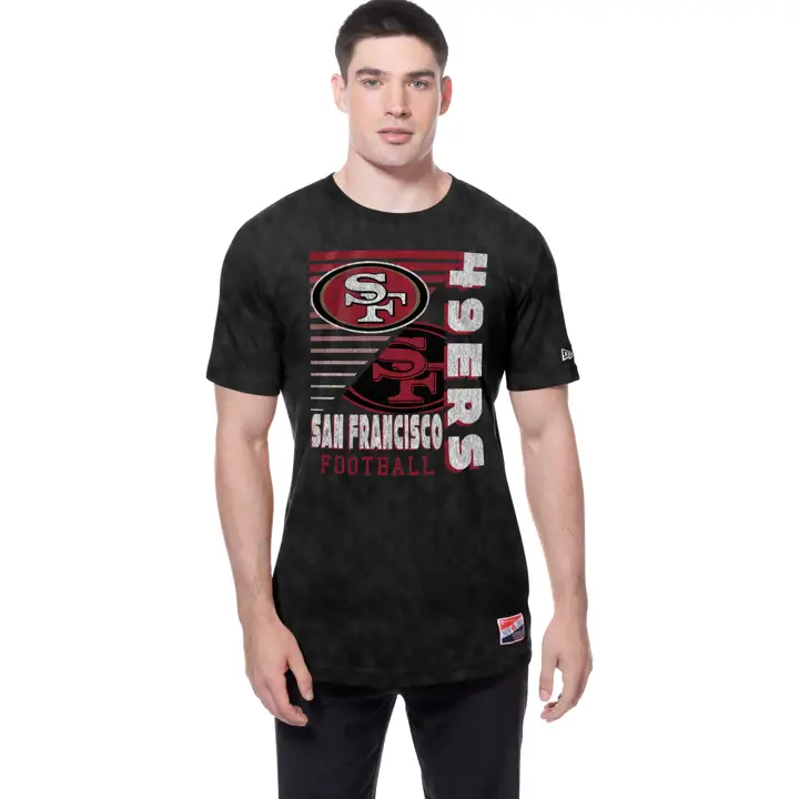 T-shirt pour homme San Francisco 49Ers NFL New Era Enzyme Striation 2