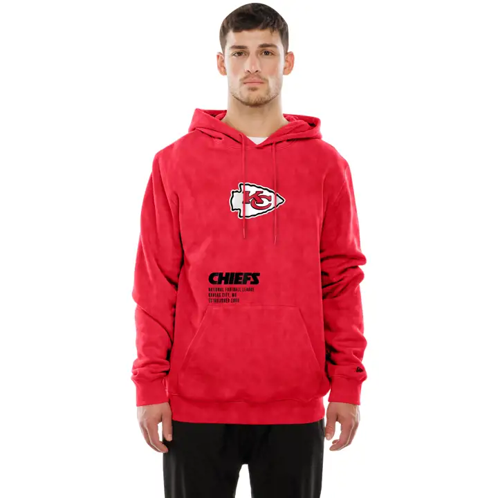 Kansas City Chiefs NFL, sweat à capuche homme, New Era Mineral Wash, 25 RE