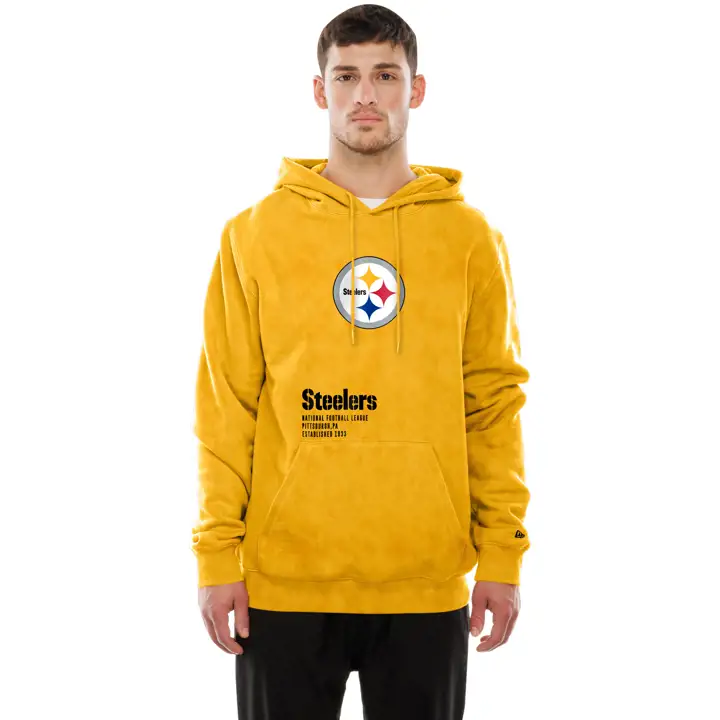 Pittsburgh Steelers NFL Homme New Era Mineral Wash Hood 25 B