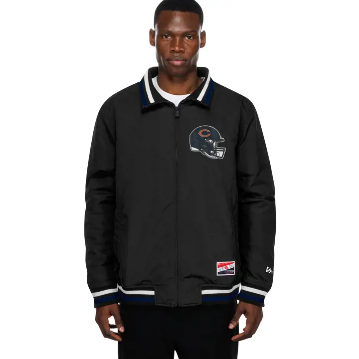 Veste NFL Chicago Bears Homme New Era Nylon FZ 25 BLK