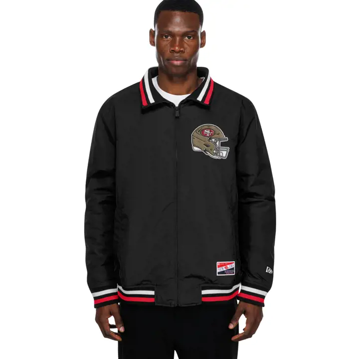 Veste NFL San Francisco 49ers New Era Nylon FZ Homme 25 BLK