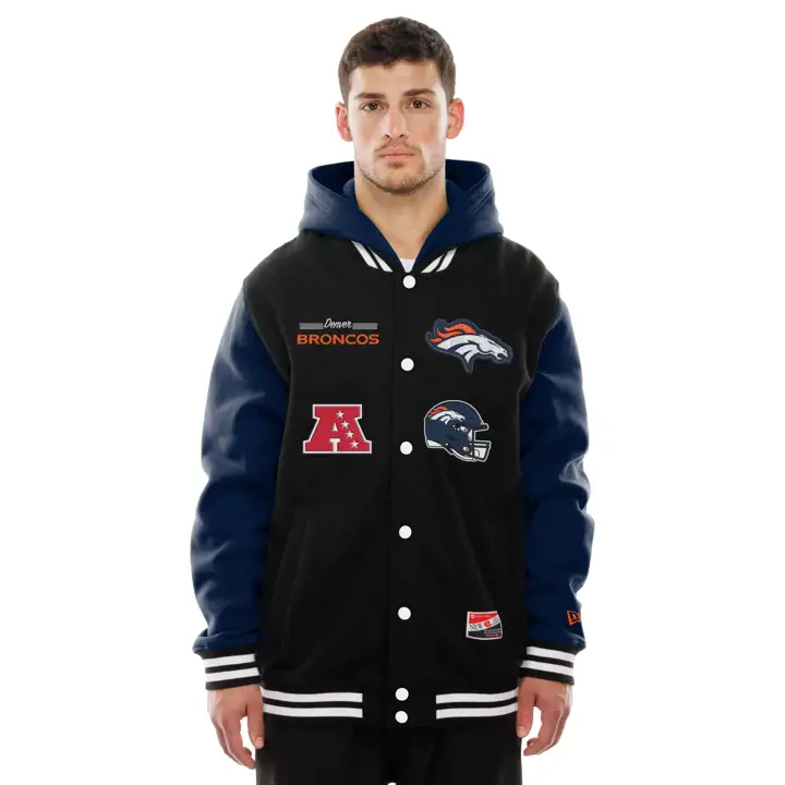 Veste polaire New Era Throwback NFL Denver Broncos pour homme 25