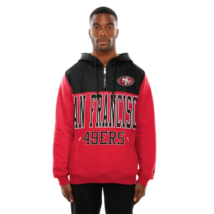 San Francisco 49ers NFL Polaire Homme New Era Block 25 ROUGE