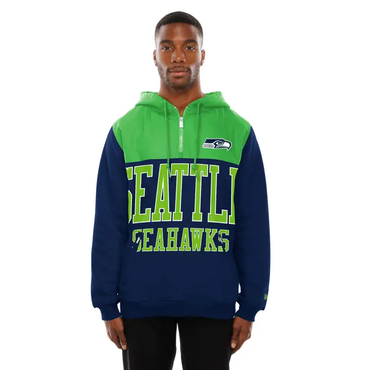 Seattle Seahawks NFL Homme New Era Block Polaire 25 MARINE