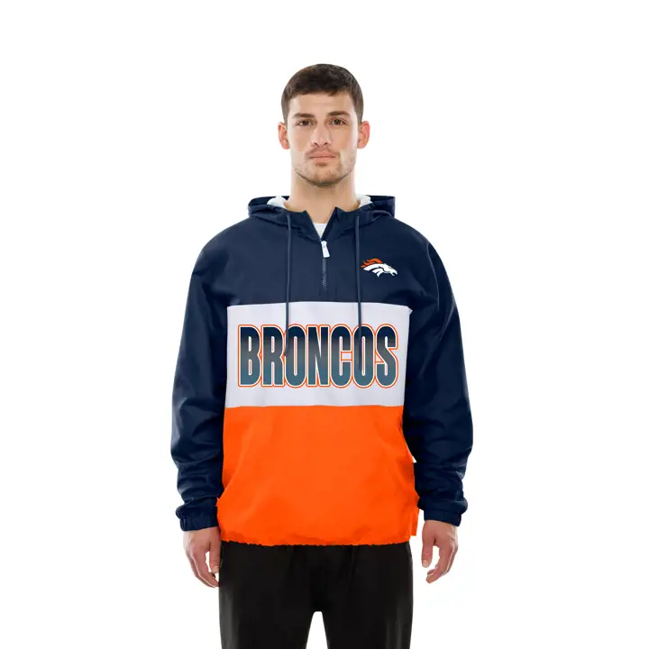 Denver Broncos NFL Homme New Era Bloc Nylon 25 MARINE
