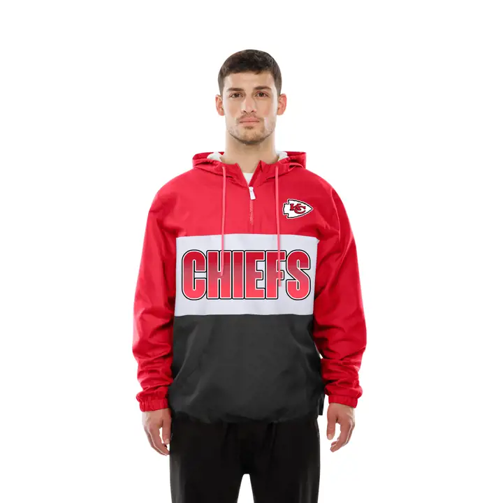 Casquette New Era Block Nylon 25 RED pour homme des Kansas City Chiefs de la NFL
