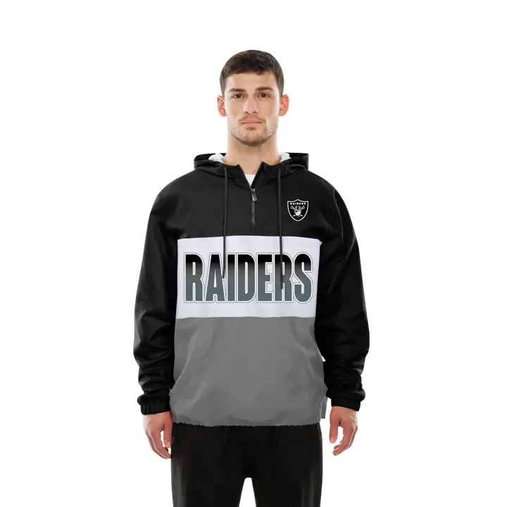 Las Vegas Raiders NFL Homme New Era Block Nylon 25 BLK