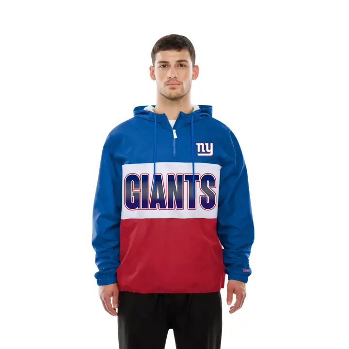 New York Giants NFL Homme New Era Block Nylon 25 BLEU
