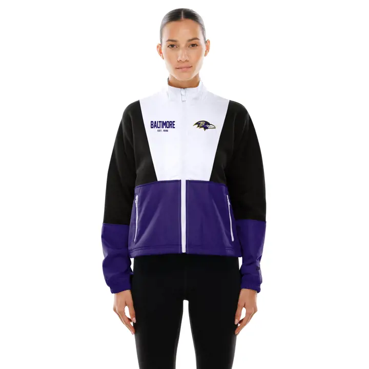 BALTIMORE RAVENS NFL Coupe-vent New Era Block pour femme 25 bl