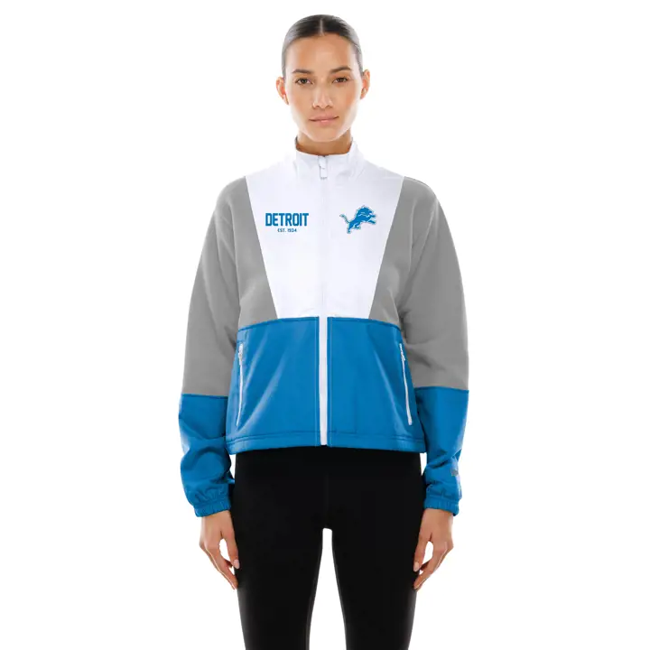 DETROIT LIONS NFL Coupe-vent Block New Era Femme 25 Bleu