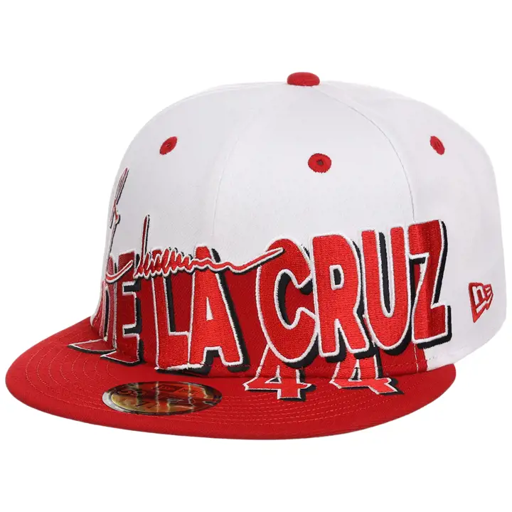Cincinnati Reds MLB LHD Joueur Nom 59FIFTY Elly De La Cruz