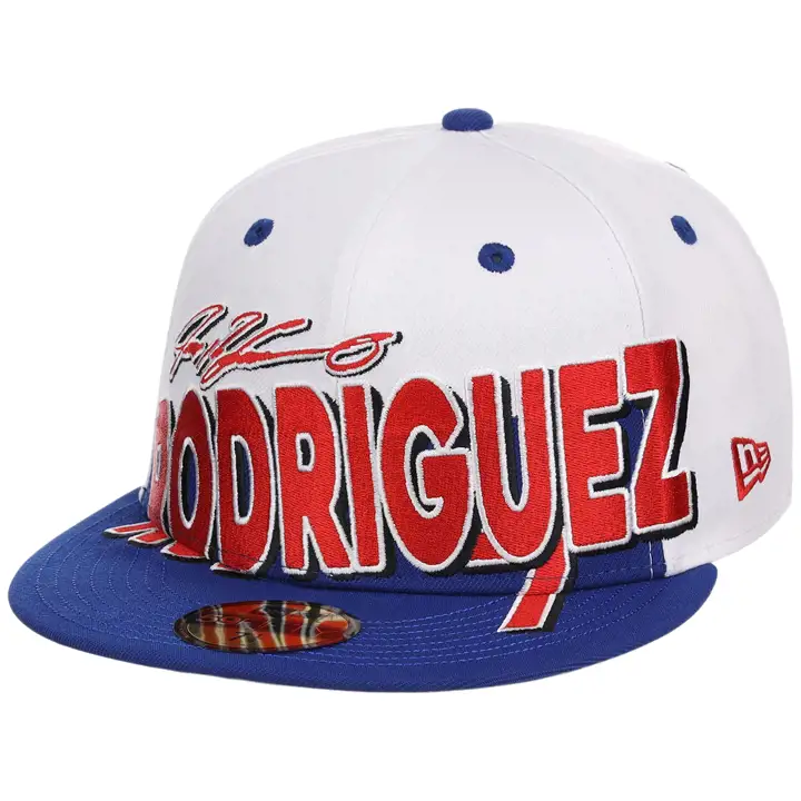 Texas Rangers MLB LHD Joueur Nom 59FIFTY Ivan Rodriguez BLC