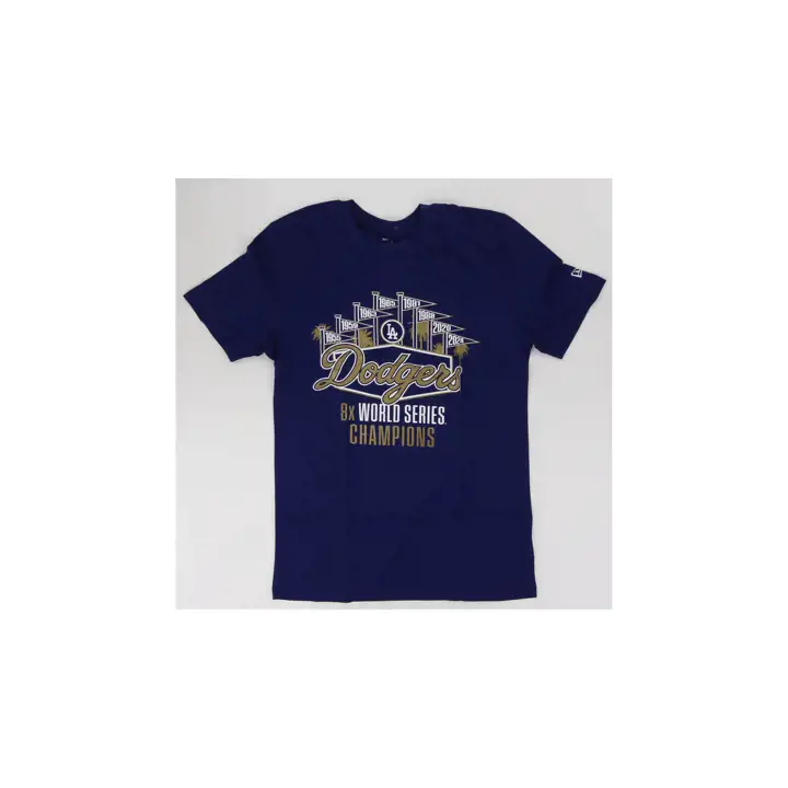 T-shirt Los Angeles Dodgers MLB NE WS Champ Trophy Bleu