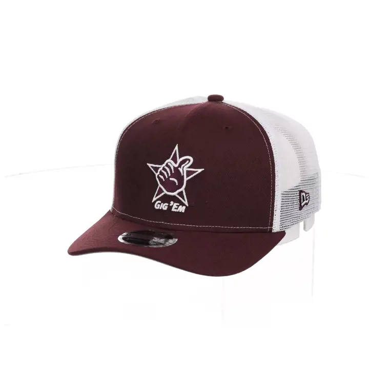Casquette de camionneur Texas A&M Aggies Gig Em NCAA Core 970 mar