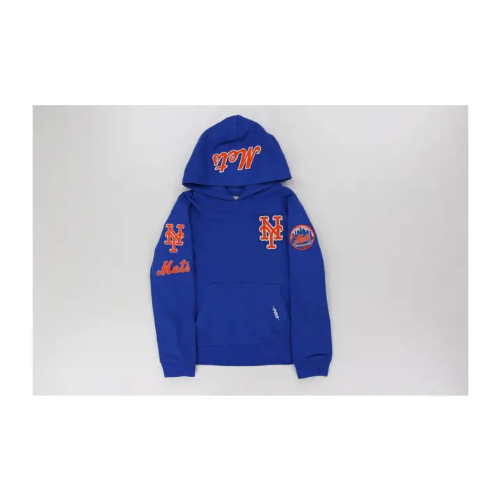 New York Mets MLB Youth Classic Fleece Hoodie BLEU