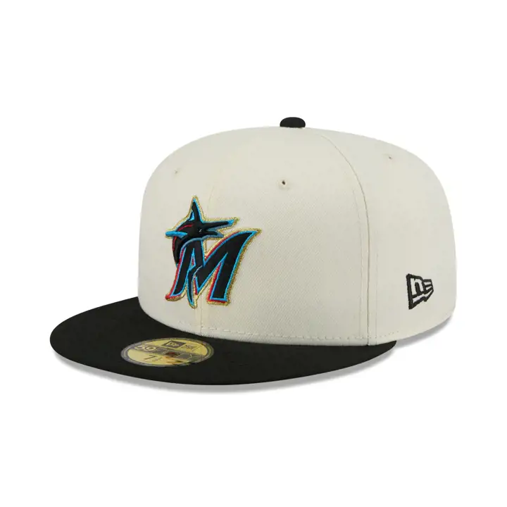 Miami Marlins MLB Opening Day 59FIFTY Arg/Noir/Gris