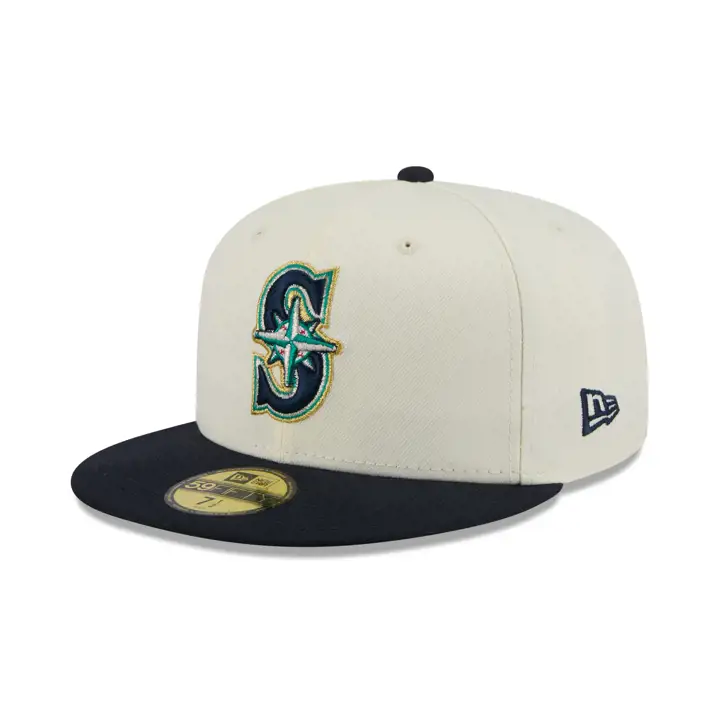 Seattle Mariners MLB Opening Day 59FIFTY Argent/Bleu Marine/Gris