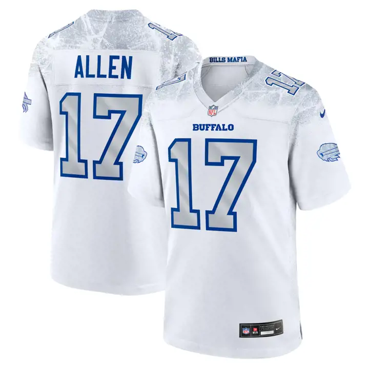 Maillot de match des Buffalo Bills NFL Nike Rivalry Josh Allen Blanc