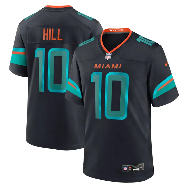 Maillot de football américain NFL Rivalry Game des Miami Dolphins Nike - Tyreek Hill - Noir