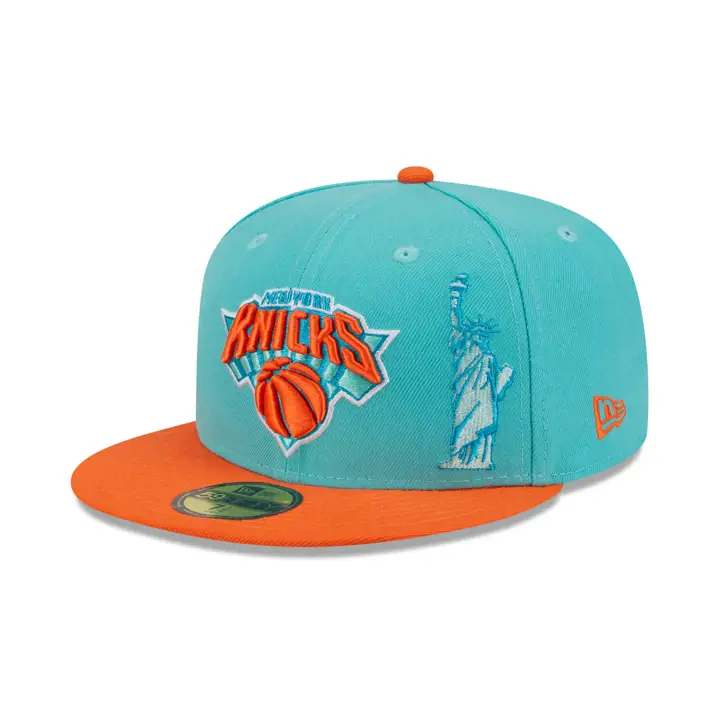 New York Knicks LHD MAR Exclusivité Pack NYK 59FIFTY Menthe/Org/