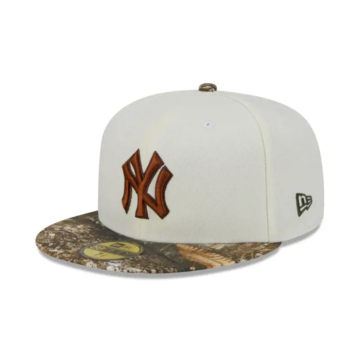 New York Yankees LHD MAR Exclusive Earth 59FIFTY Silv/Camo/D