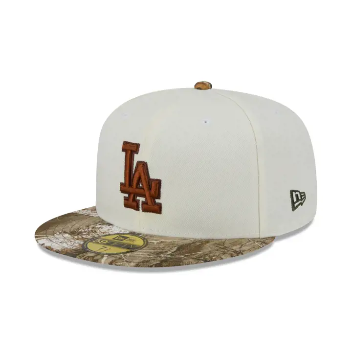 Los Angeles Dodgers GAUCHE MAR Exclusive Earth 59FIFTY Argent/Cam