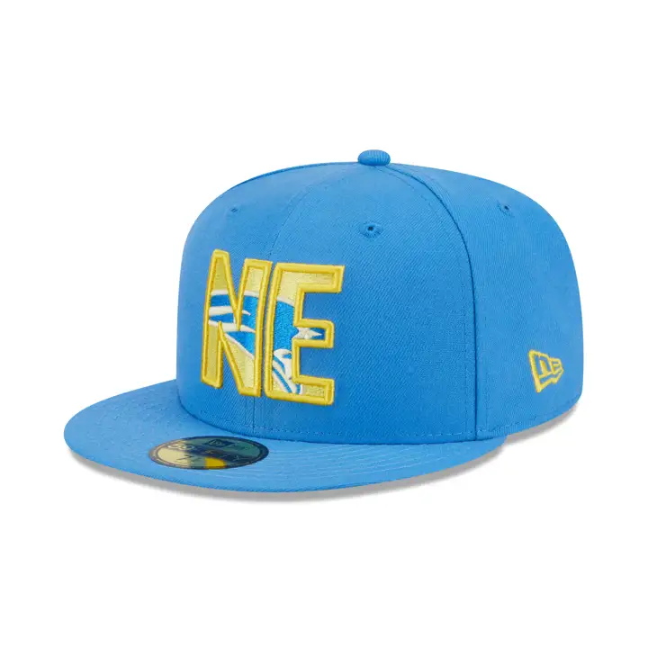 New England Patriots LHD MAR Exclusif 26.2 59FIFTY Bleu/Bleu