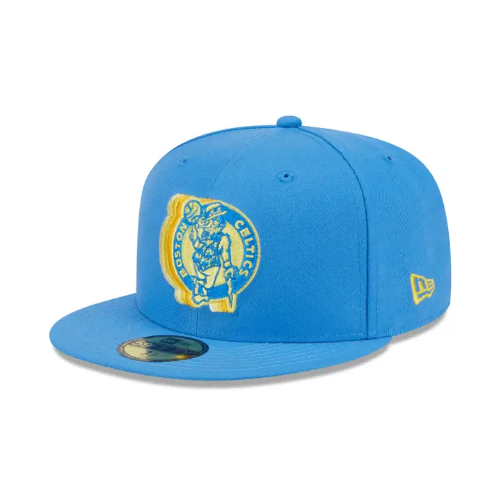 Boston Celtics LHD MAR Exclusive 26.2 59FIFTY Bleu/Bleu/Gris