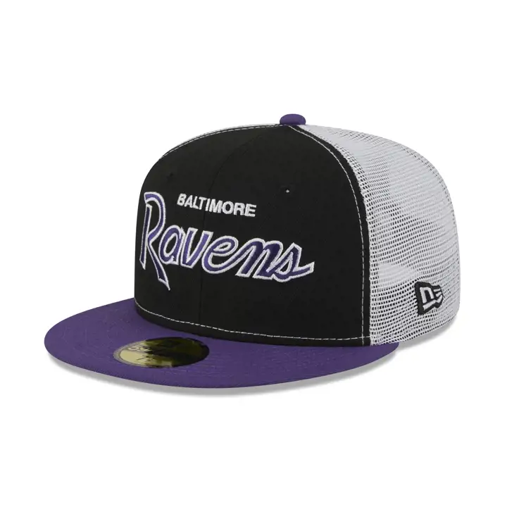 Baltimore Ravens LHD NFL Draft '04 59FIFTY NOI/VIO/GRI