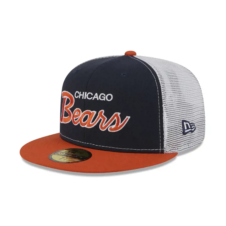 Chicago Bears LHD NFL Draft '04 59FIFTY Marine/ORANGE/GRIS