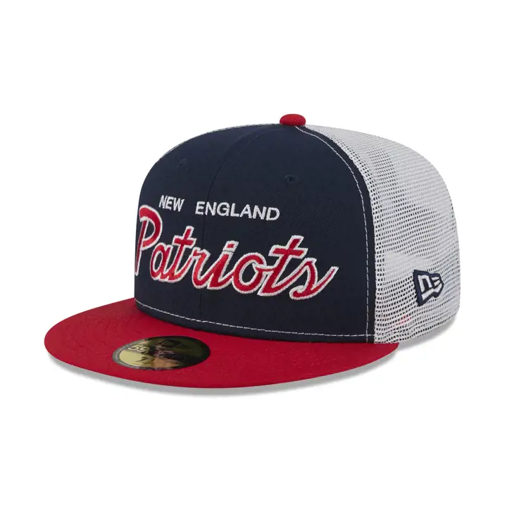 New England Patriots LHD NFL Draft '04 59FIFTY Marine/ROUGE/GRIS