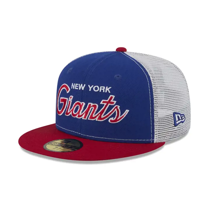 New York Giants LHD NFL Draft '04 59FIFTY Bleu/ROUGE/GRIS