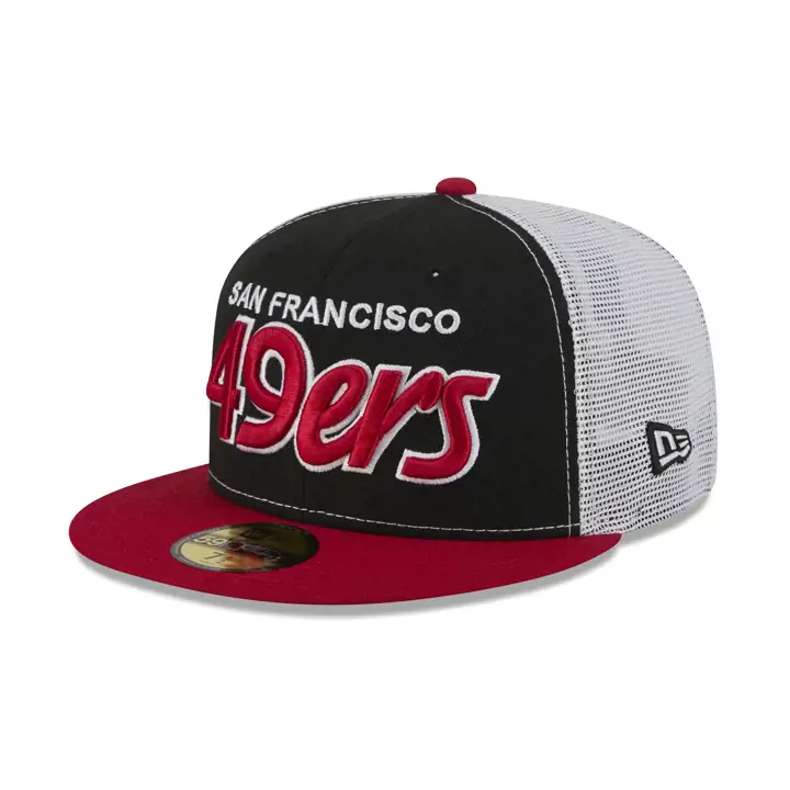 San Francisco 49ers LHD NFL Draft '04 59FIFTY BLK/RED/GRY