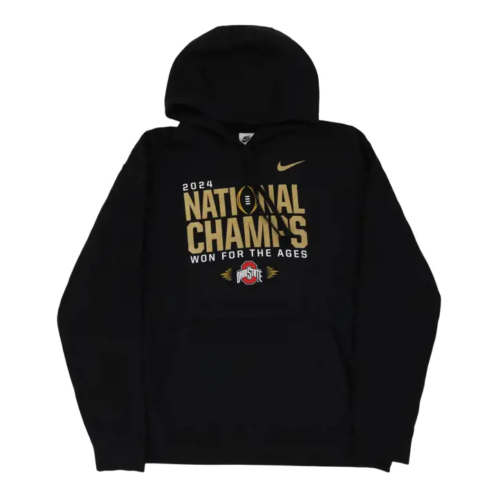 OHIO STATE BUCKEYES CFP CHAMP SWEAT À CAPUCHE CLUB VESTIAIRE noir