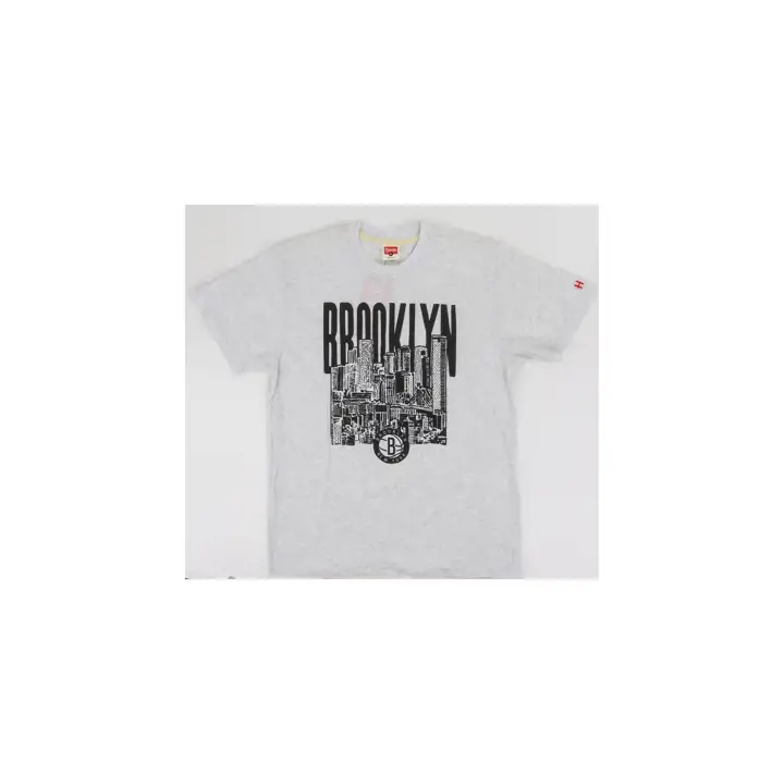 T-shirt blanc Brooklyn Nets NBA Homage Skyline