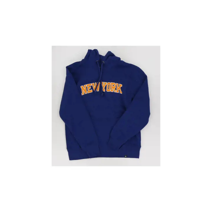 New York Knicks NBA Sweat à capuche Bleu avec logo en titre