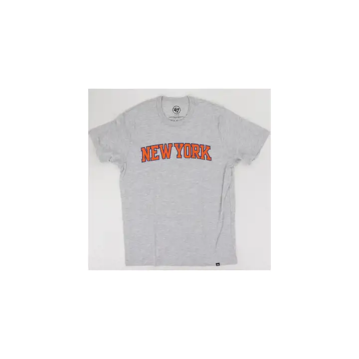 T-Shirt Franklin Wordmark NBA des New York Knicks GRY