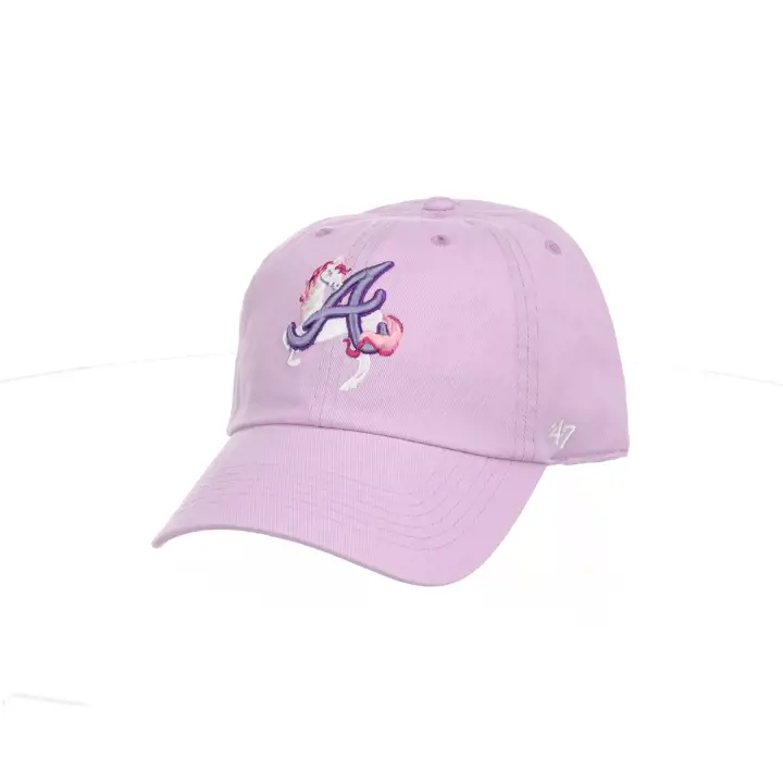 Casquette Atlanta Braves MLB Fille Licorne '47 Clean Up