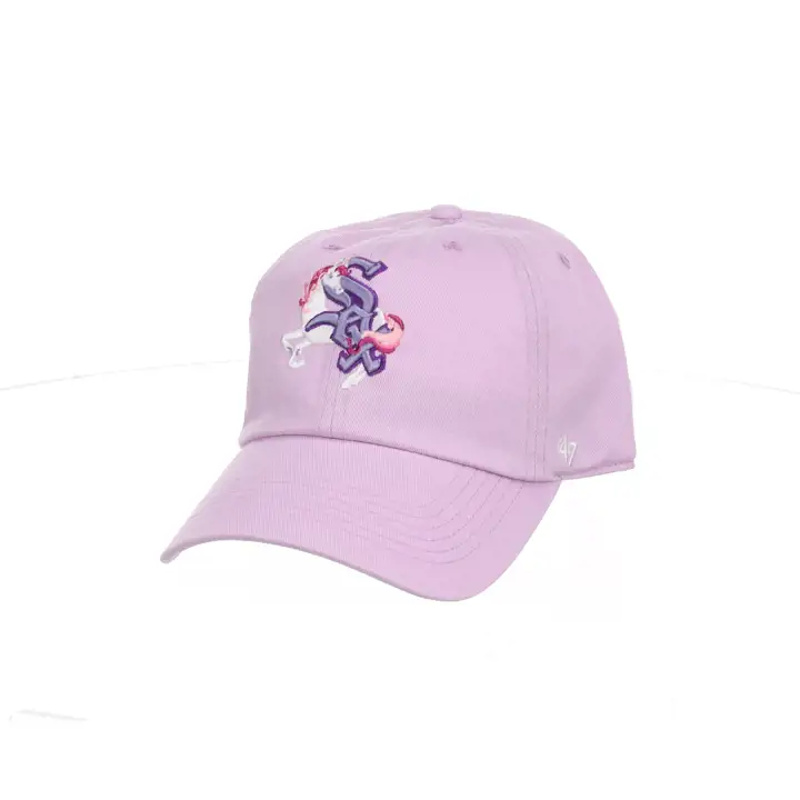 Casquette Fille MLB Chicago White Sox Licorne '47 Clean Up pur
