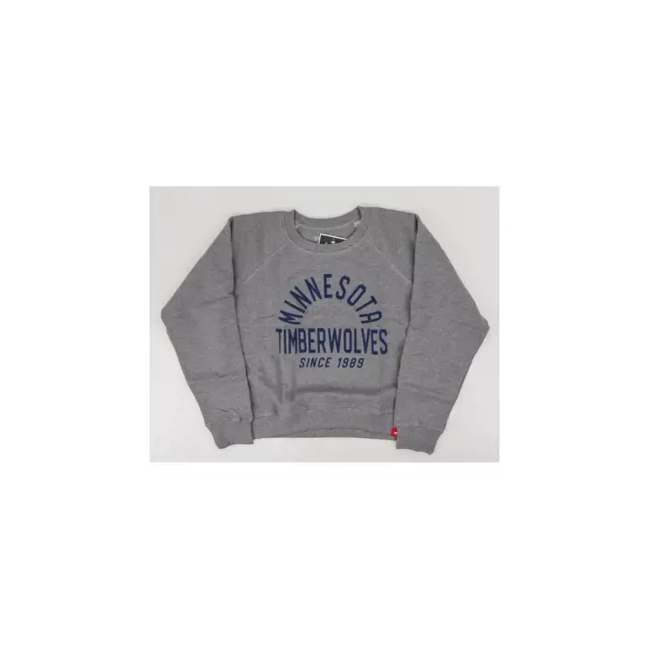 Minnesota Timberwolves NBA Ashlyn Femme Col Rond GRIS