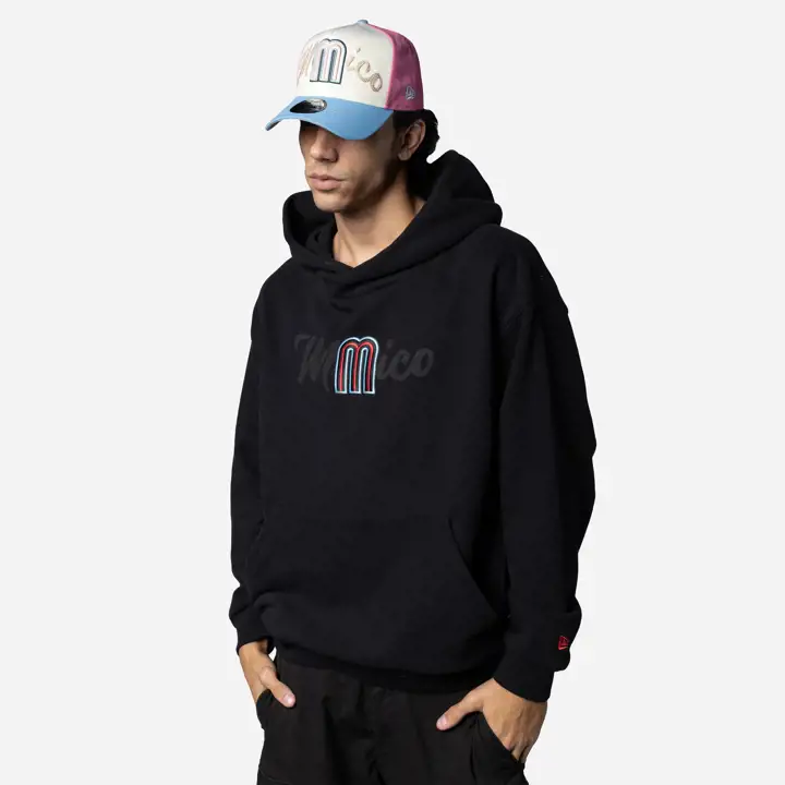 Mexique MLB NE Mexique Sweat à capuche 25 NOIR