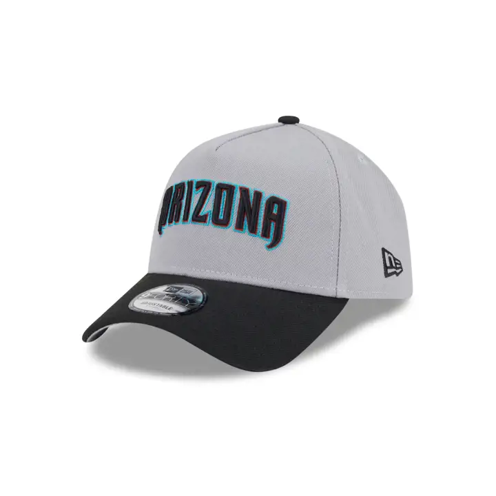 Arizona Diamondbacks MLB Away Script 9FORTY A-Frame GRIS/NOIR