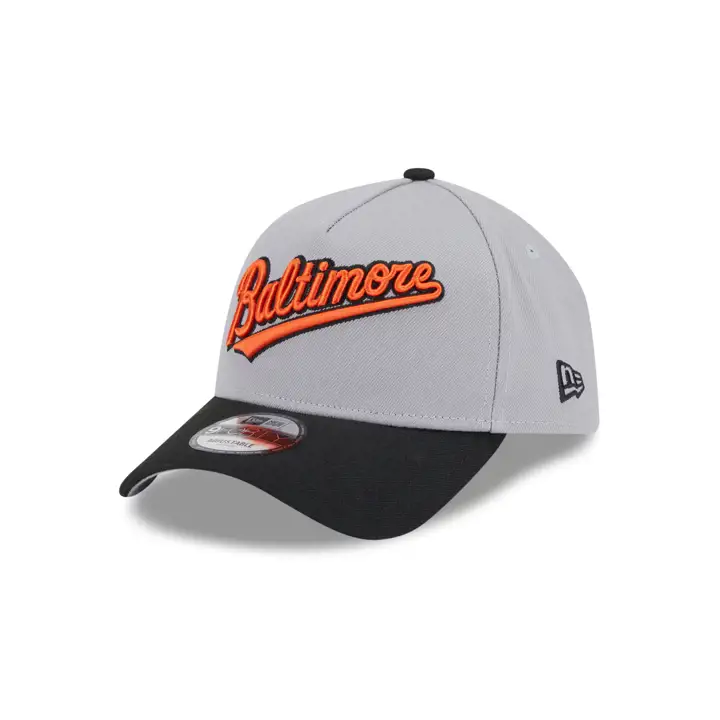 Casquette Baltimore Orioles MLB Away Script 9FORTY A-Frame GRIS/NOIR/GRIS