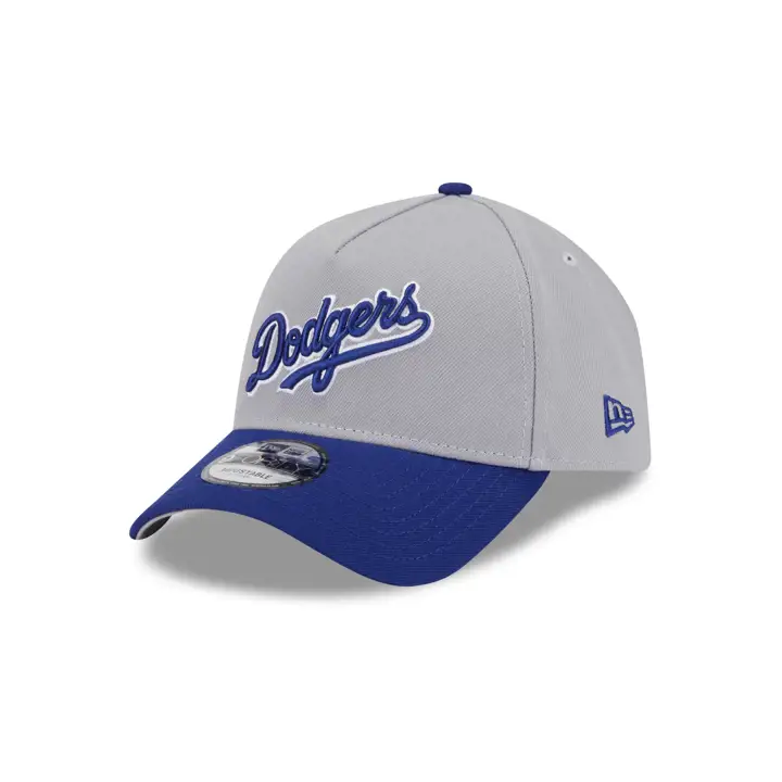 Casquette Los Angeles Dodgers MLB Away Script 9FORTY A-Frame GRY/RBL/G